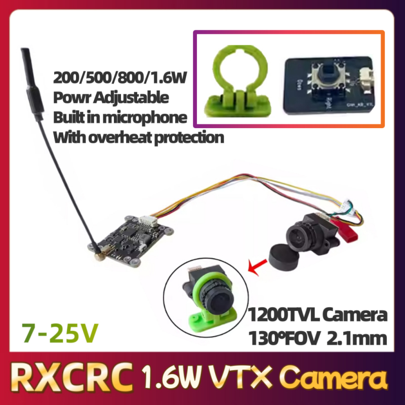 Módulo RXCRC 5.8G 48CH 1.6W VT - Fpv Drone Receiver avaliação e preço