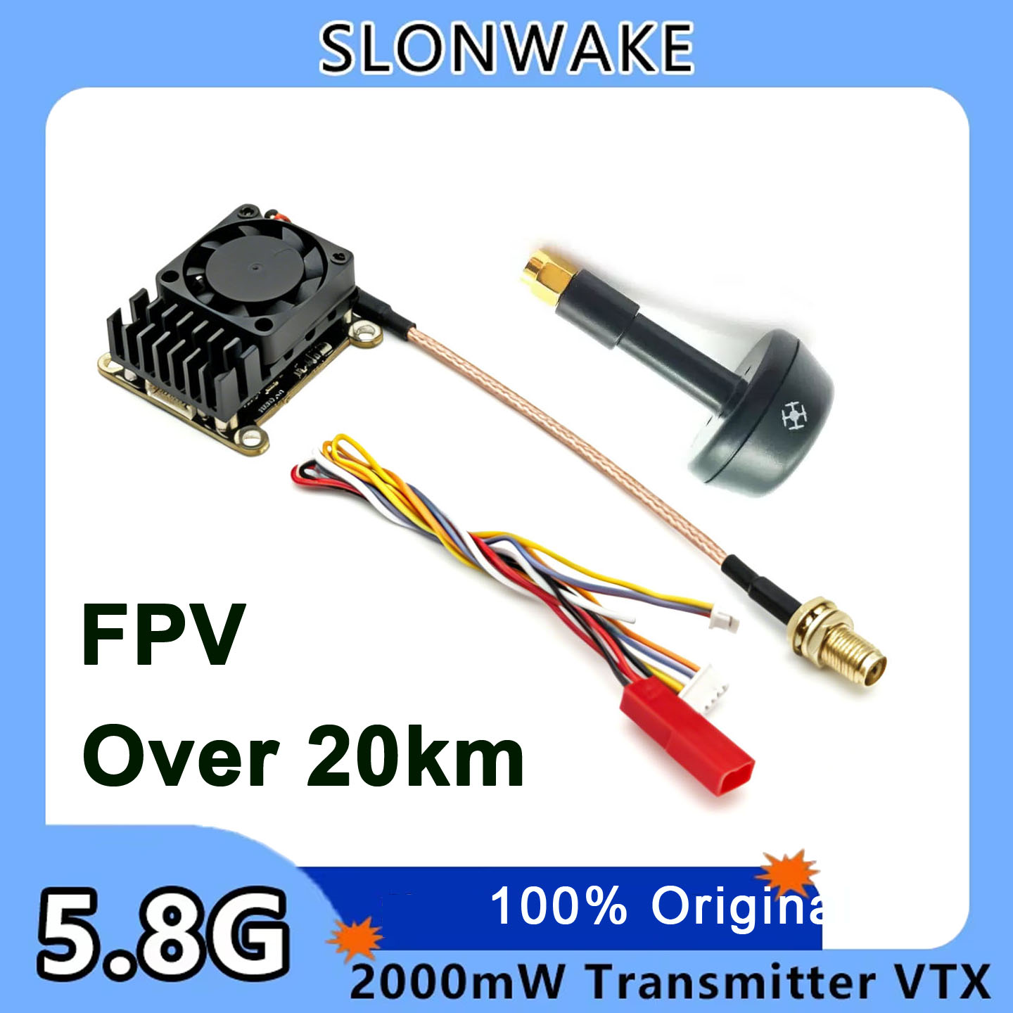 Nova atualização: Transmissor  - Fpv Drone Receiver avaliação e preço