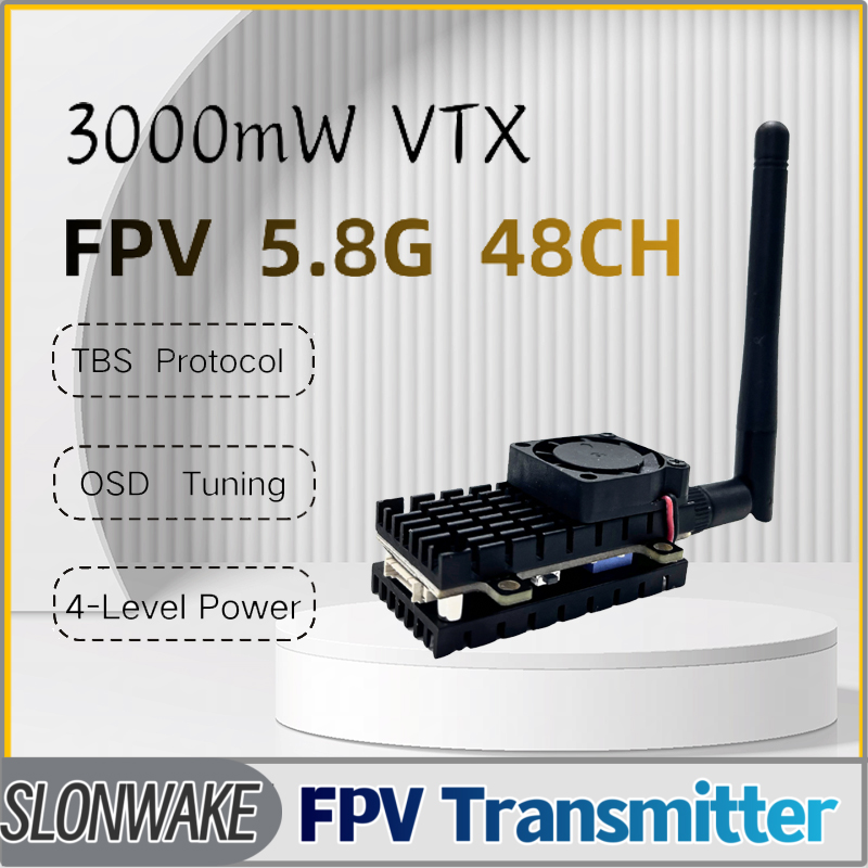 SLONWAKE 5.8G 3000mW Simulação - Fpv Drone Receiver avaliação e preço